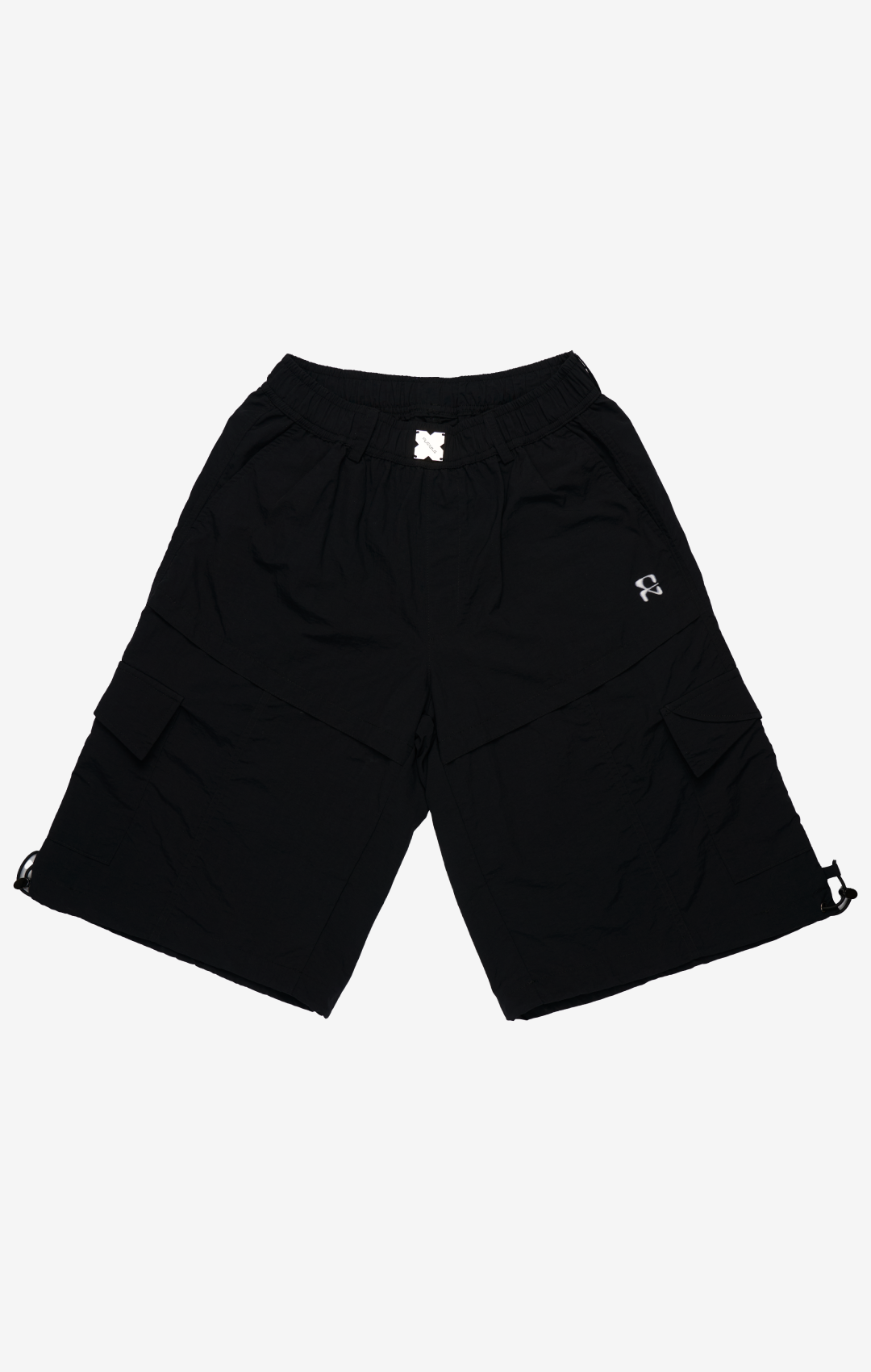 UNISEX BAGGY SHORTS (BLACK)