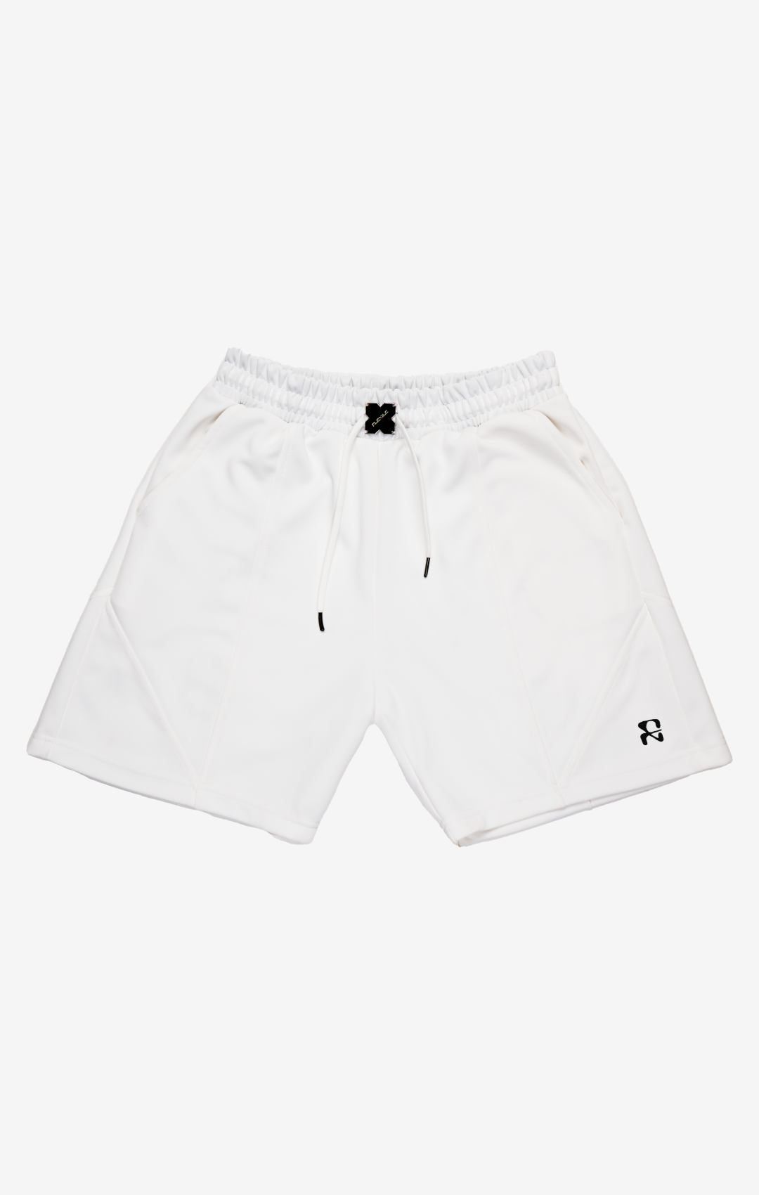 UNISEX SWEAT SHORTS (WHITE)